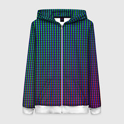 Женская толстовка на молнии Multicolored texture