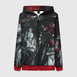 Женская толстовка на молнии Vagabond Мусаси Миямото