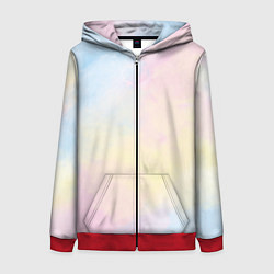 Толстовка на молнии женская Tie dye из сериала убийства в одном здании, цвет: 3D-красный