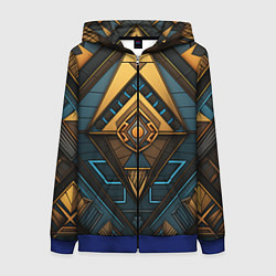 Женская толстовка на молнии Узор в египетском стиле