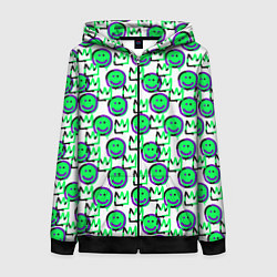 Женская толстовка на молнии The Crowned smiley