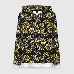 Женская толстовка на молнии Gold khokhloma