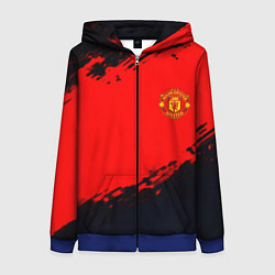 Женская толстовка на молнии Manchester United colors sport