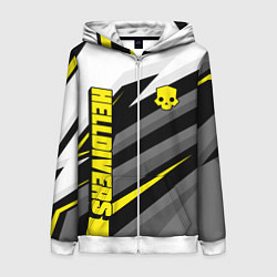 Толстовка на молнии женская Helldivers 2: Uniform Yellow x White, цвет: 3D-белый