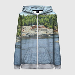 Женская толстовка на молнии Троицко-байновское месторождение глины