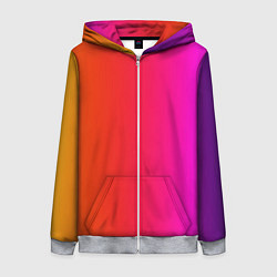 Женская толстовка на молнии Лучезарное сияние