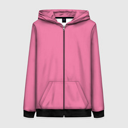Женская толстовка на молнии Эмоция стыда - розовый