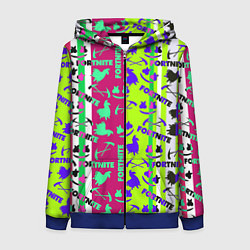 Женская толстовка на молнии Fortnite epic pattern