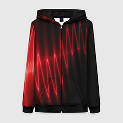 Женская толстовка на молнии Оптическая молния