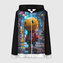 Толстовка на молнии женская Urban Pac 8bit, цвет: 3D-белый