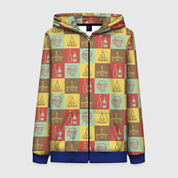 Женская толстовка на молнии Немецкий паб