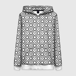 Женская толстовка на молнии Удачный клевер