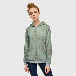 Толстовка на молнии женская Oboi CCCP, цвет: 3D-меланж — фото 2