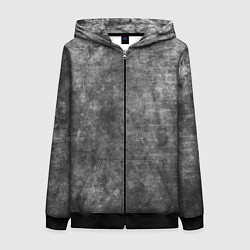 Женская толстовка на молнии Абстракция - gray wall