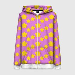 Женская толстовка на молнии Звезды-пряники