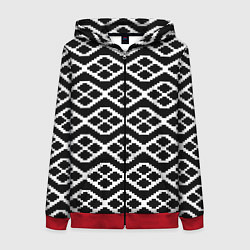 Женская толстовка на молнии Этнический декор