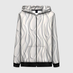 Женская толстовка на молнии Рельефный узор