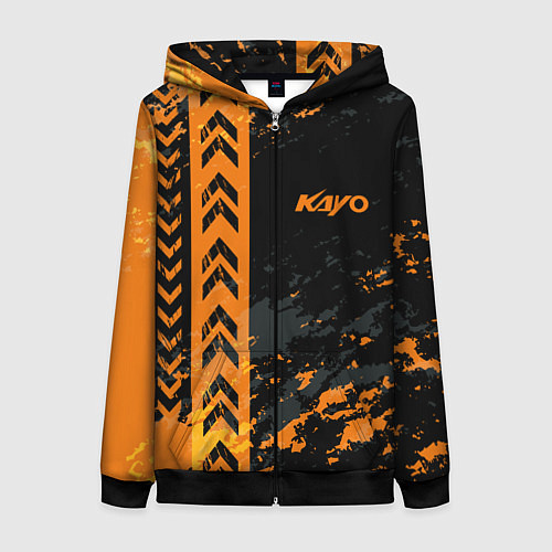 Женская толстовка на молнии Kayo / 3D-Черный – фото 1