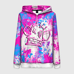 Женская толстовка на молнии Мартышка Джинкс - Arcane