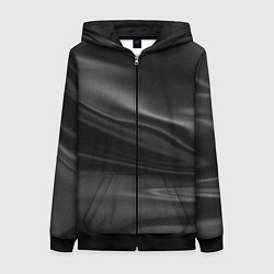 Женская толстовка на молнии Текстура драпированного шелка