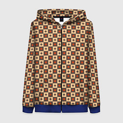 Женская толстовка на молнии Готические шахматы