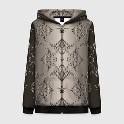 Женская толстовка на молнии Узоры с градиентом