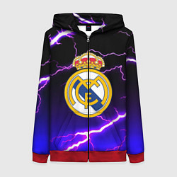 Женская толстовка на молнии Real Madrid storm