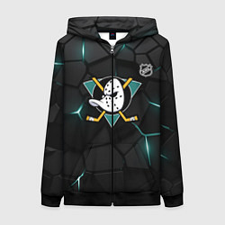 Женская толстовка на молнии Анахайм Дакс - плиты с подсветкой