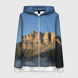 Женская толстовка на молнии Гора Метиген