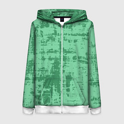 Женская толстовка на молнии Текстура с потертостями