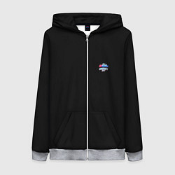 Женская толстовка на молнии Hockey day