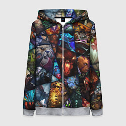 Женская толстовка на молнии Dota 2: All Pick