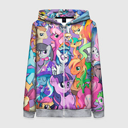 Женская толстовка на молнии My Little Pony