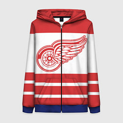 Женская толстовка на молнии Detroit Red Wings