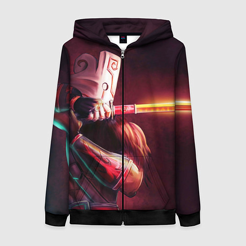 Женская толстовка на молнии Juggernaut / 3D-Черный – фото 1