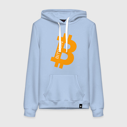 Женская толстовка-худи Bitcoin Boss / Мягкое небо – фото 1
