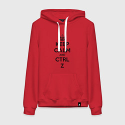 Женская толстовка-худи Keep Calm & Ctrl + Z