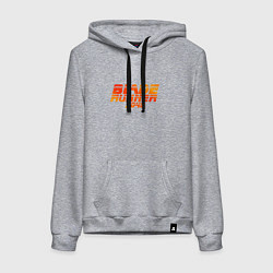 Толстовка-худи хлопковая женская Blade Runner 2049, цвет: меланж