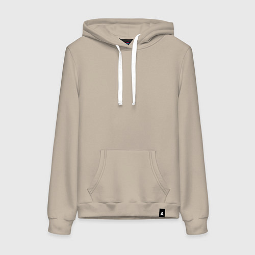 Женская толстовка-худи Monica Bellucci: Breast / Миндальный – фото 1