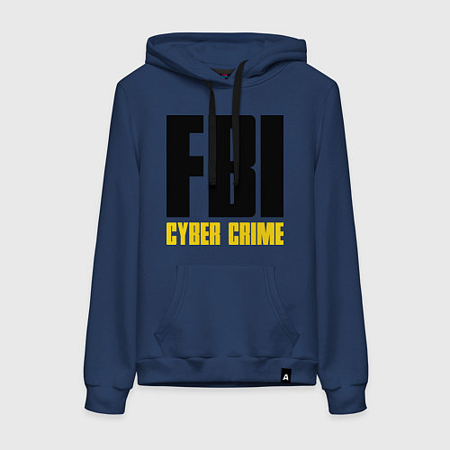 Женская толстовка-худи FBI: Cyber Crime / Тёмно-синий – фото 1