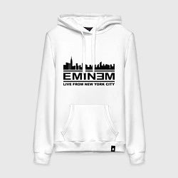 Женская толстовка-худи Eminem: Live from NY