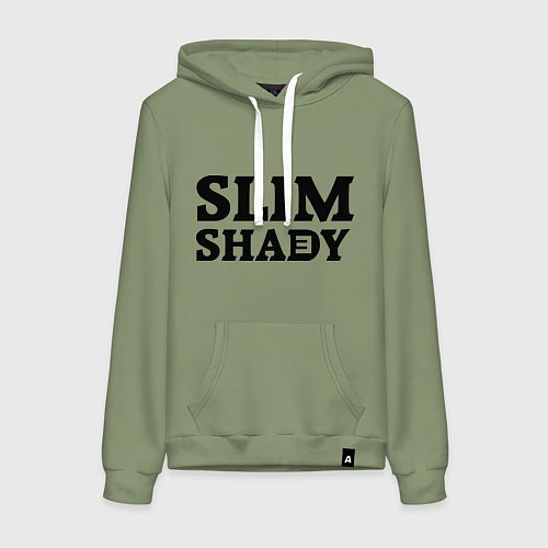 Женская толстовка-худи Slim Shady: Big E / Авокадо – фото 1