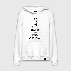 Женская толстовка-худи Keep Calm & Hug A Panda
