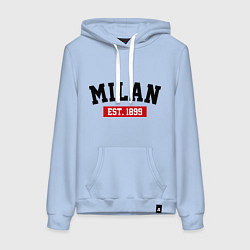 Женская толстовка-худи FC Milan Est. 1899