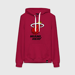 Женская толстовка-худи Miami Heat-logo