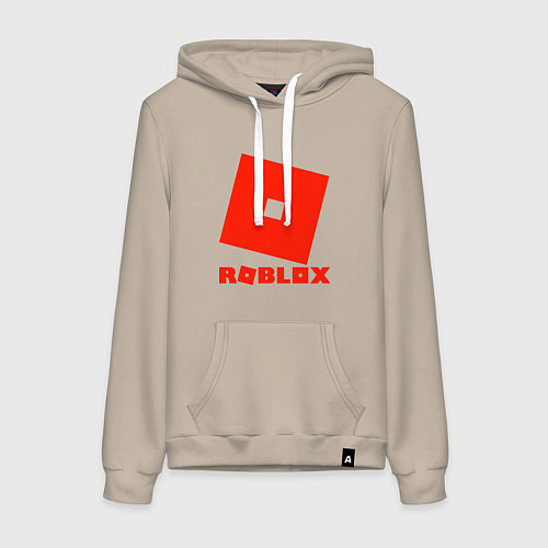 Женская толстовка-худи Roblox Logo / Миндальный – фото 1