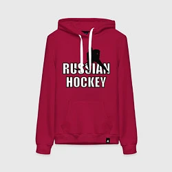 Женская толстовка-худи Russian hockey