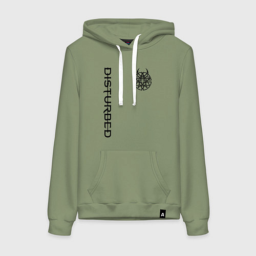 Женская толстовка-худи DISTURBED / Авокадо – фото 1