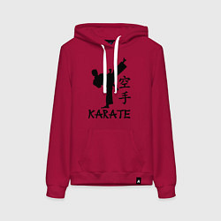 Женская толстовка-худи Karate craftsmanship