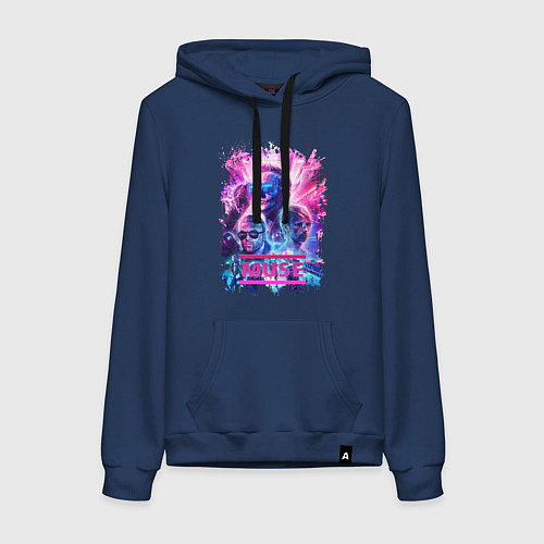 Женская толстовка-худи Muse / Тёмно-синий – фото 1